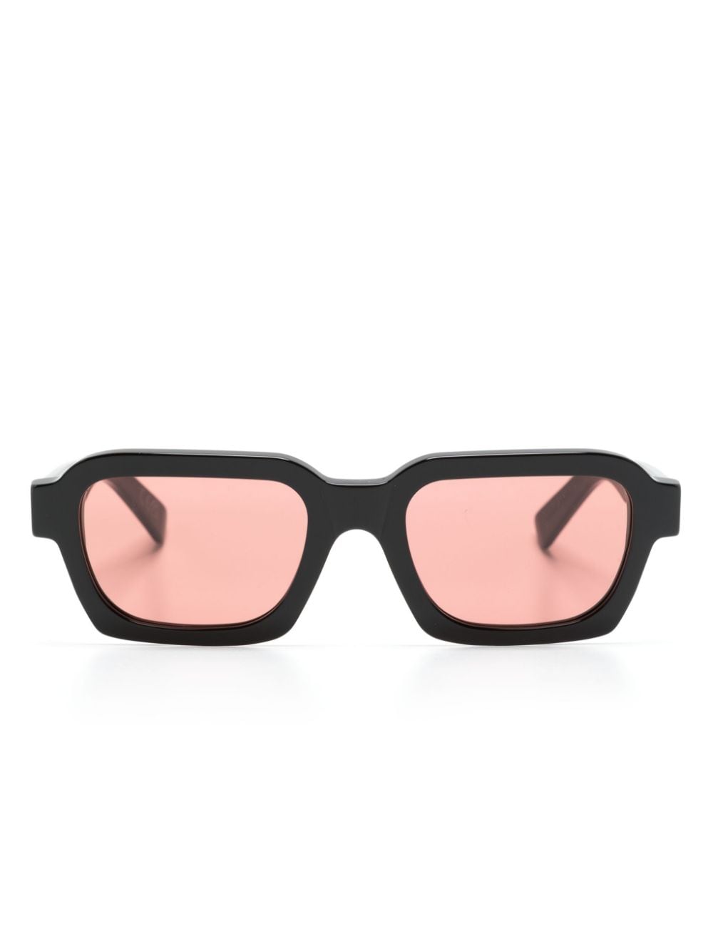 Retrosuperfuture Caro Rectangle-frame Sunglasses In Black