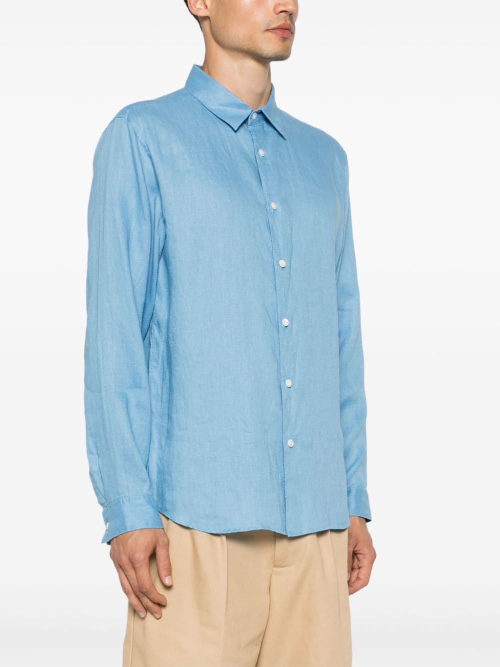 Shop Theory Irving Shirt In Blue