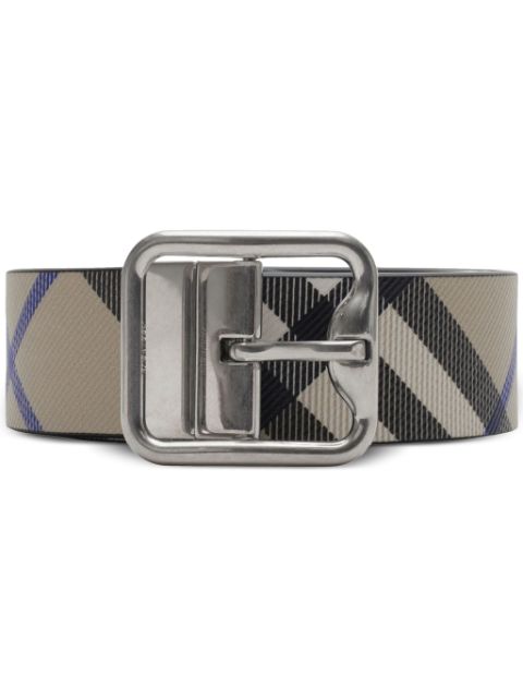 Burberry Reversible Check Buckle Belt Men