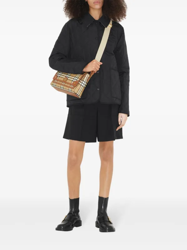 Burberry Note Check Crossbody Bag | Neutrals | FARFETCH Burberry Note Check Crossbody Bag | Neutrals | FARFETCH