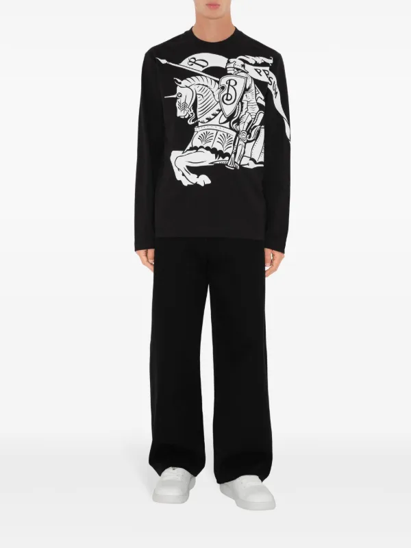 BURBERRY GRAPHIC-PRINT cheapest LONG-SLEEVE SWEATSHIRT