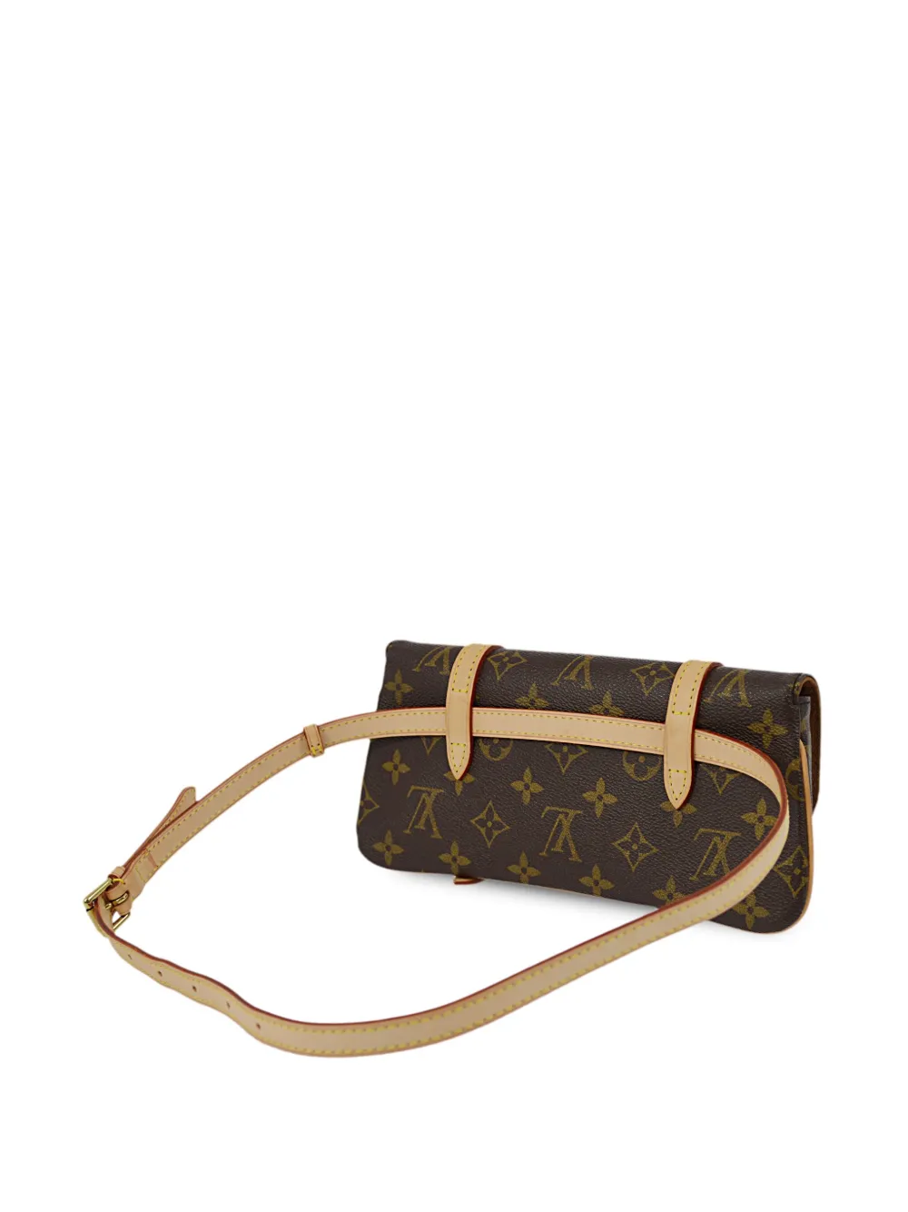 Pre-owned Louis Vuitton 2005 Marelle Belt Bag In Brown