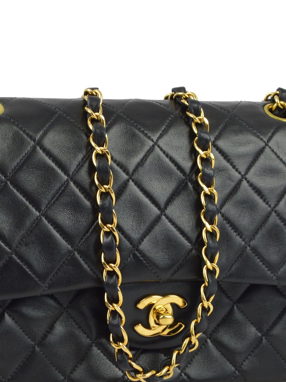 Affordable HOT SALE CHANEL 1998 medium Double Flap shoulder bag Women