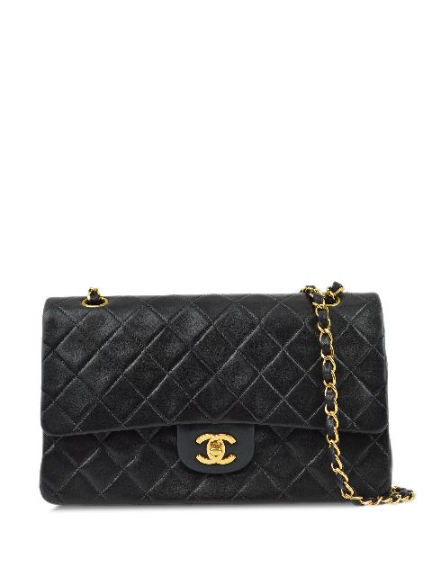 HOT SALE CHANEL 1998 medium Double Flap shoulder bag Women