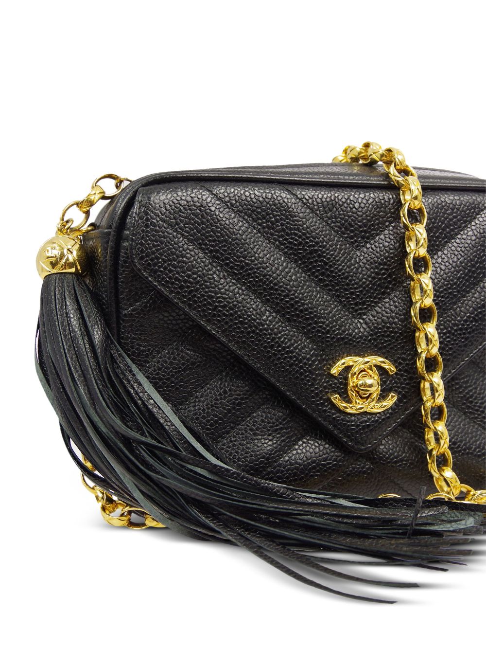 CHANEL 1992 V Stitch camera bag Women