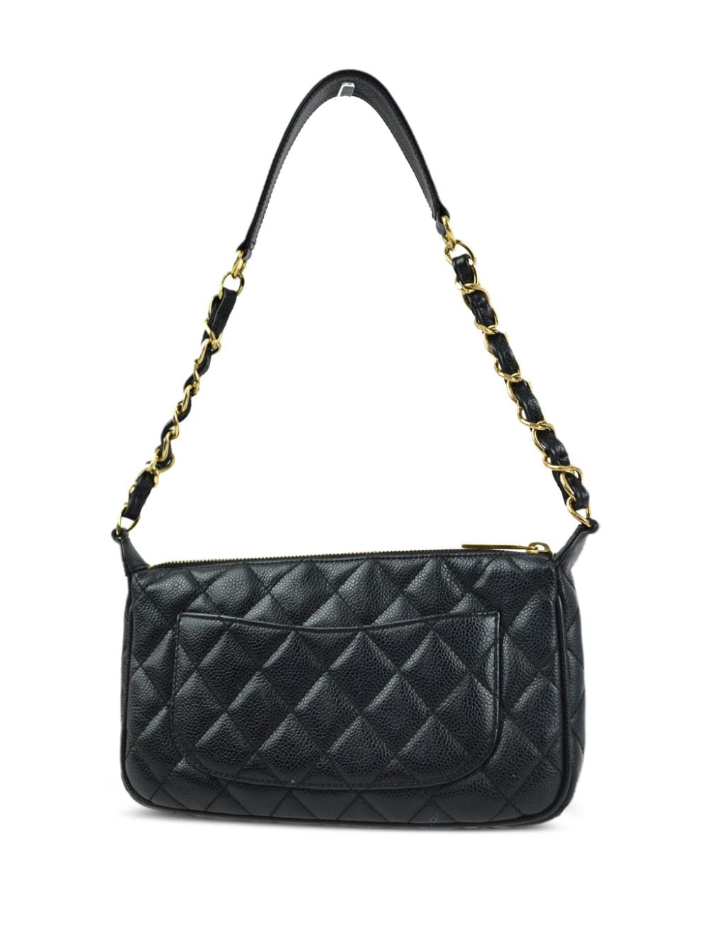 CHANEL Pre-Owned 2002 CC gewatteerde handtas - Zwart