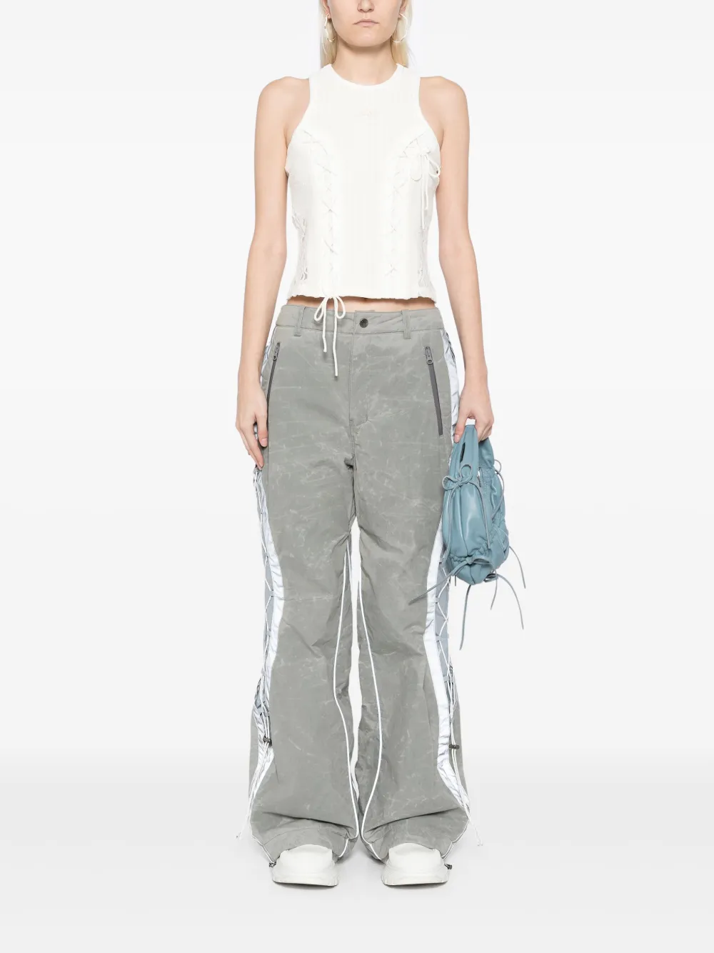 Andersson Bell lace-up sleeveless top | Vests & Tank Tops | Image 2