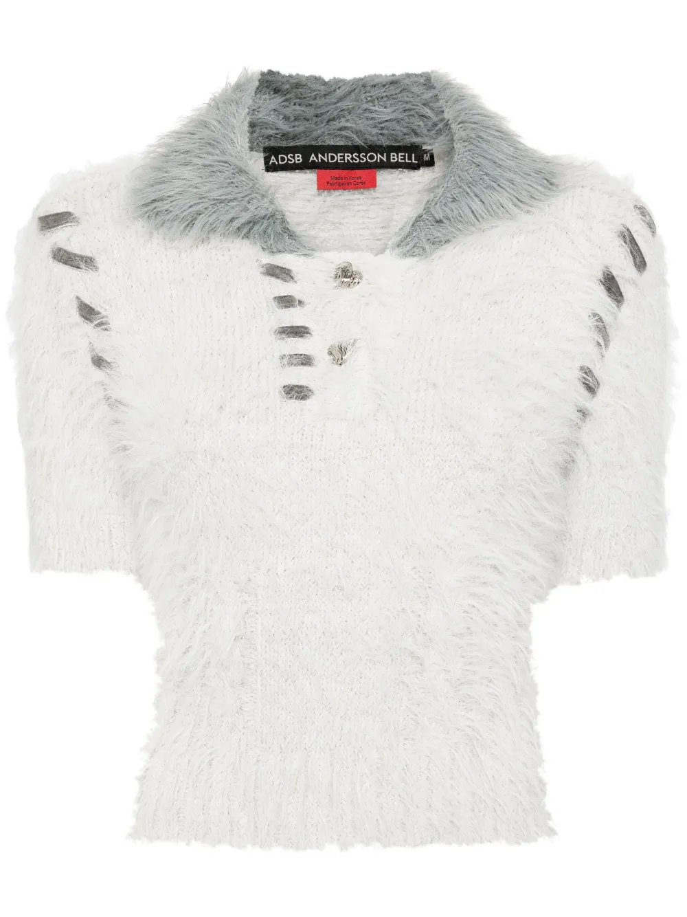 Andersson Bell Bear knit top | Grey | Image 1
