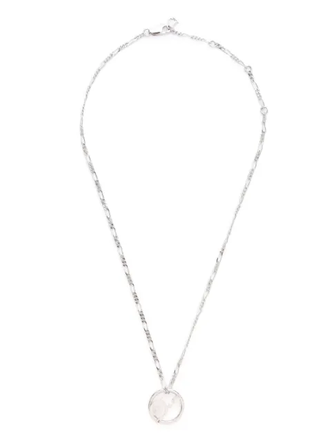 Christian Dior Pre-Owned logo-pendant chain necklace
