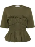 Cecilie Bahnsen Vilde top - Green