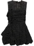 Cecilie Bahnsen Gianna top - Black