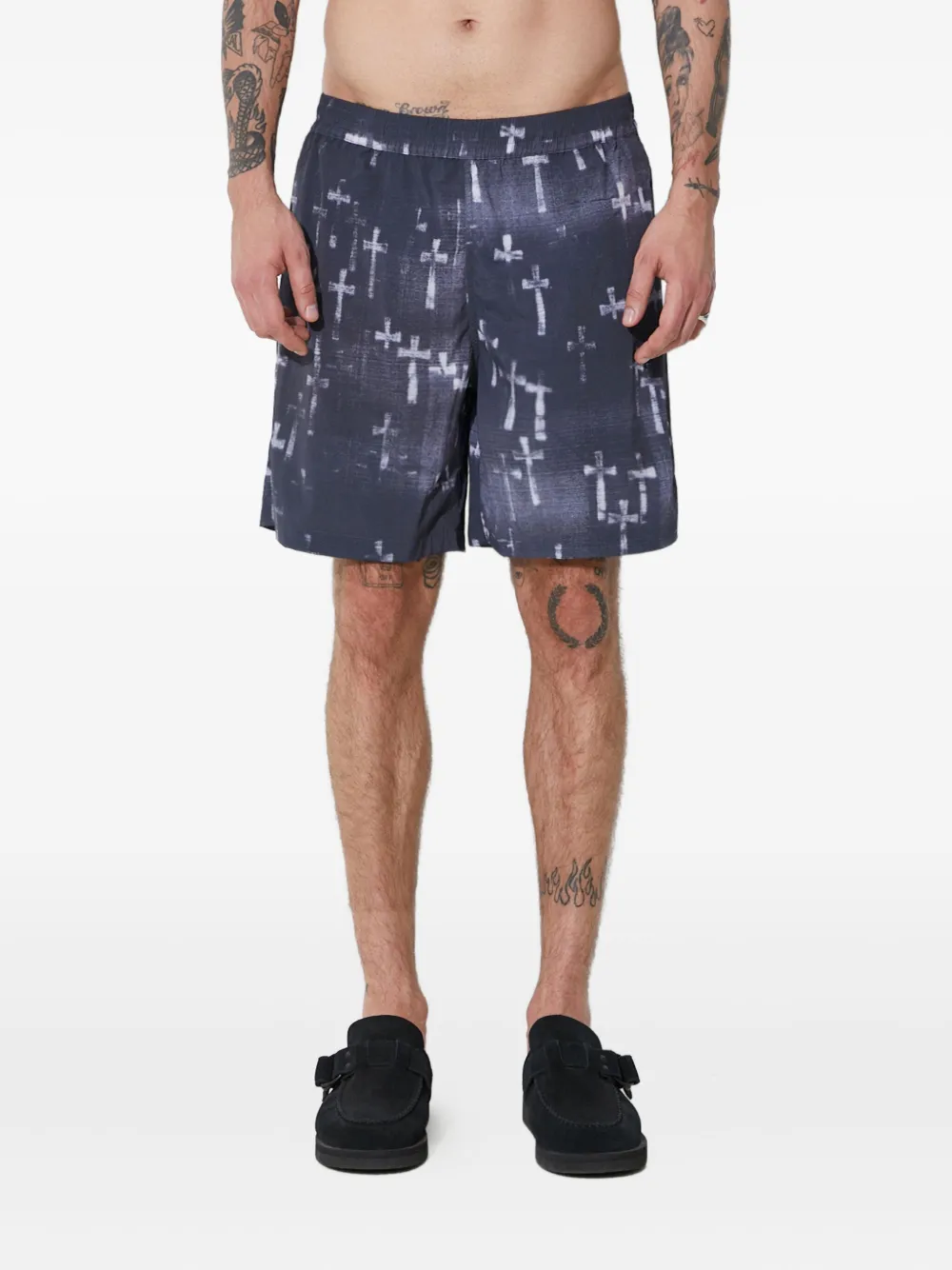 Aries cross-print swim shorts | Swim & Board Shorts | Image 2