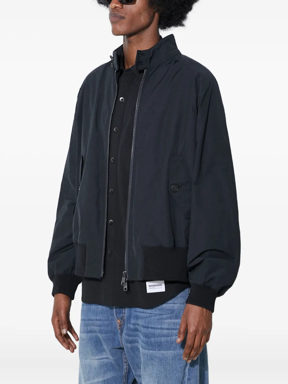 Baracuta Z9 Clicker jack met ritssluiting Blauw