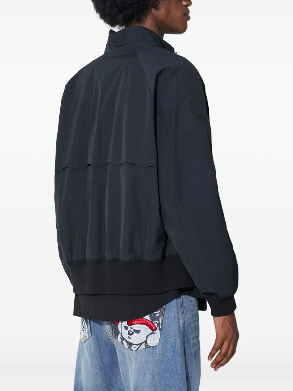 Baracuta Z9 Clicker jack met ritssluiting Blauw