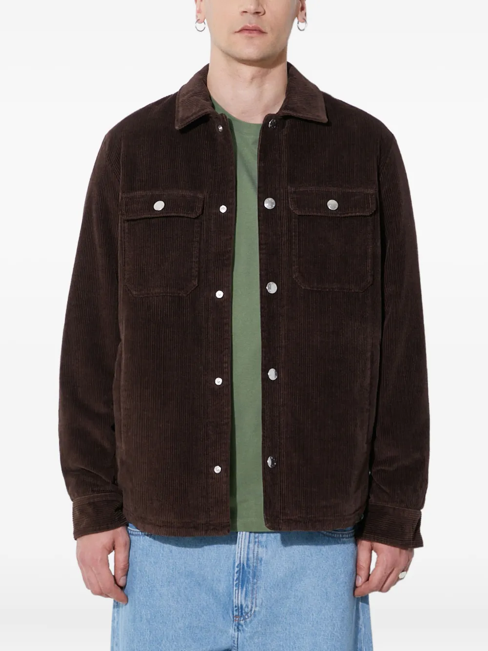 A.P.C. corduroy pocket jacket | Brown | Image 1