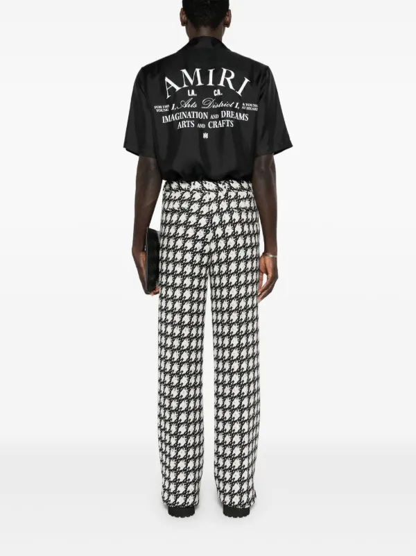 AMIRI シルクシャツ | ブラック | FARFETCH JP