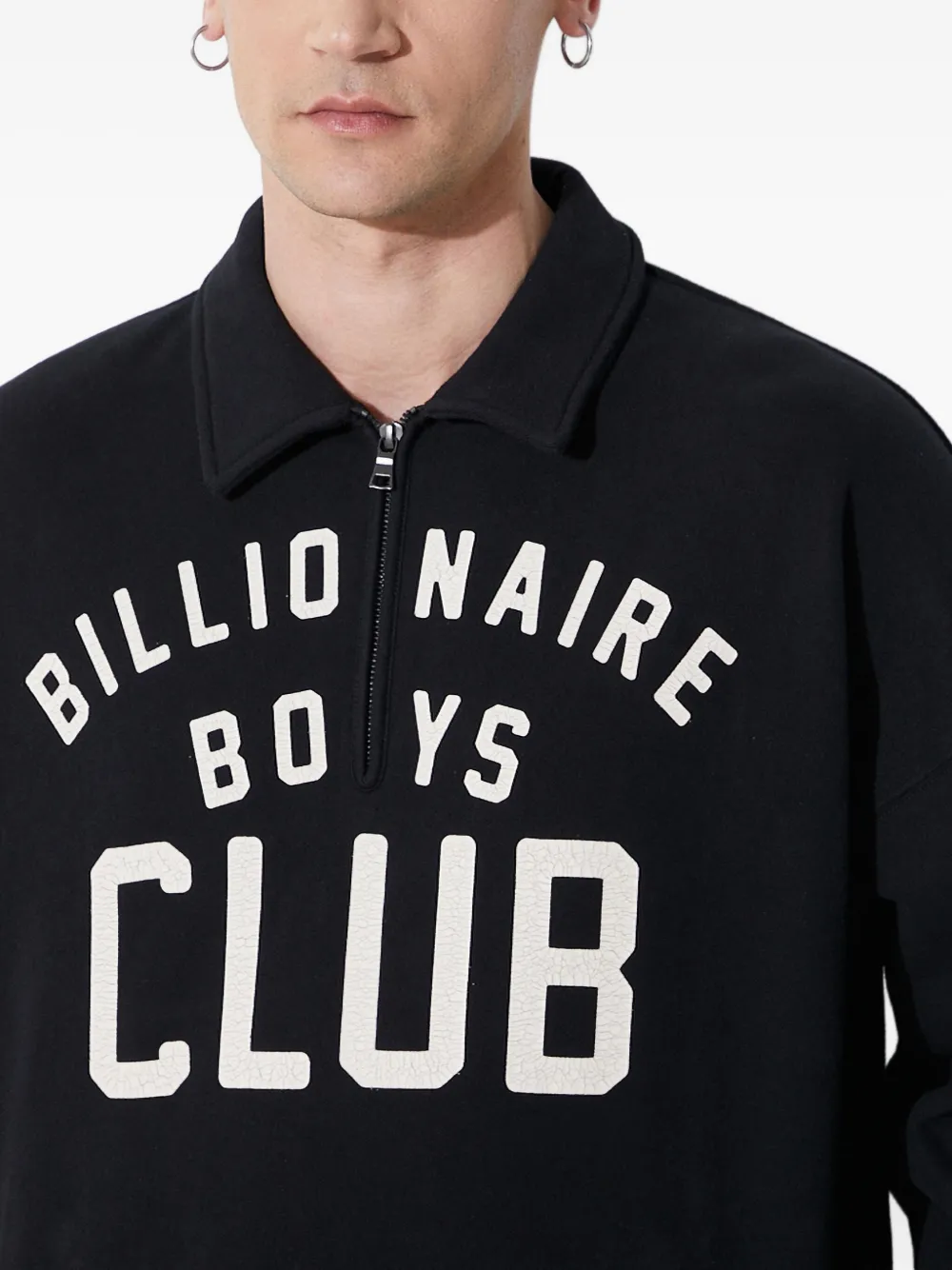 Billionaire Boys Club Sweater met halve rits Zwart