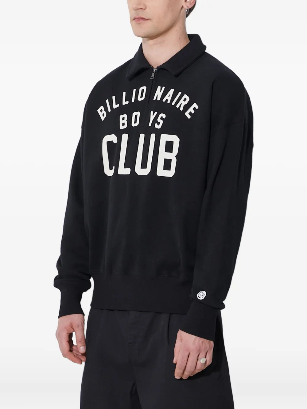 Billionaire Boys Club Sweater met halve rits Zwart