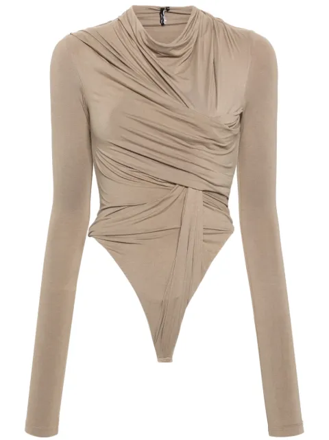 ENTIRE STUDIOS draped jersey bodysuit