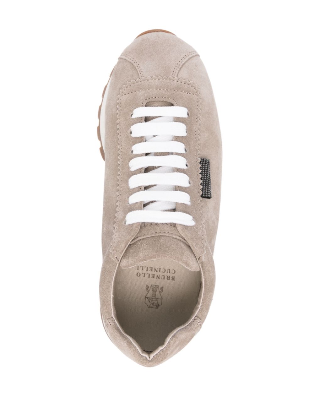 Brunello Cucinelli Leren sneakers Beige