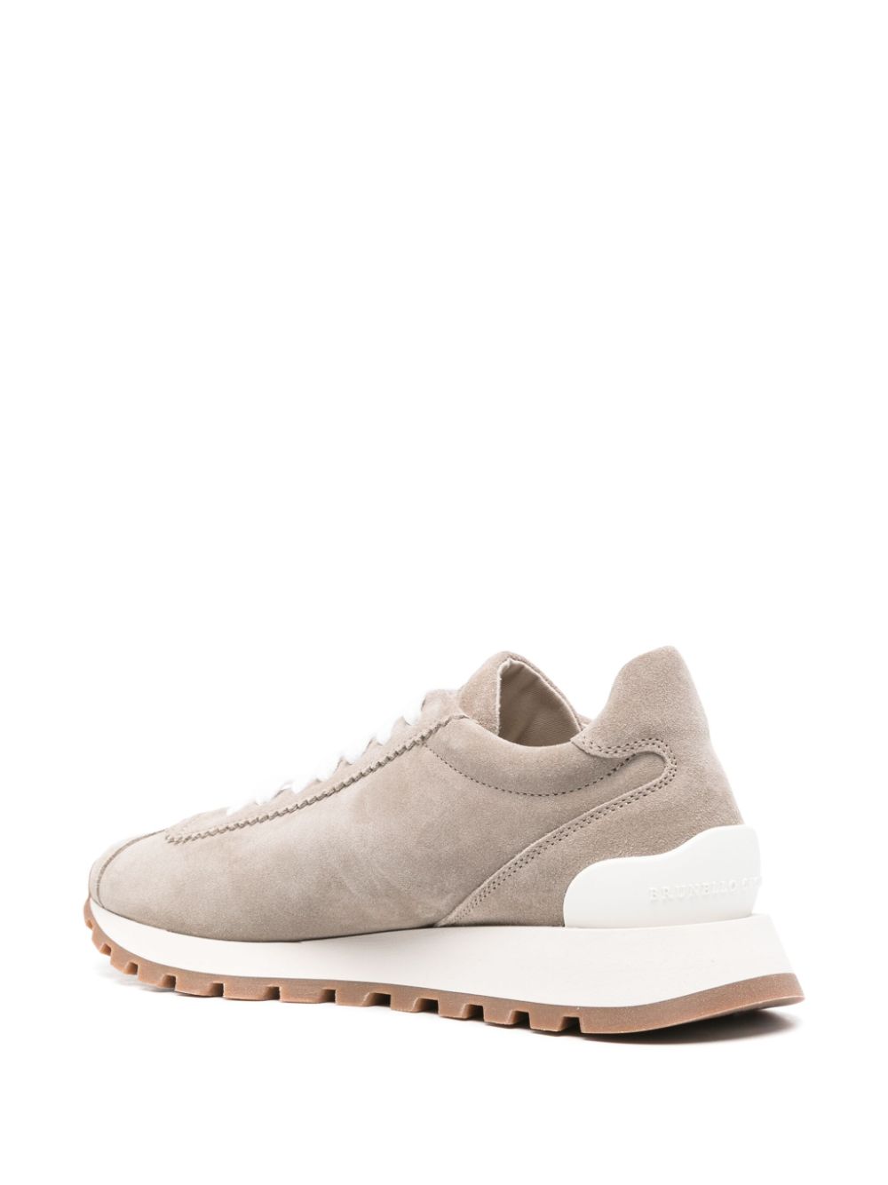 Brunello Cucinelli Leren sneakers Beige