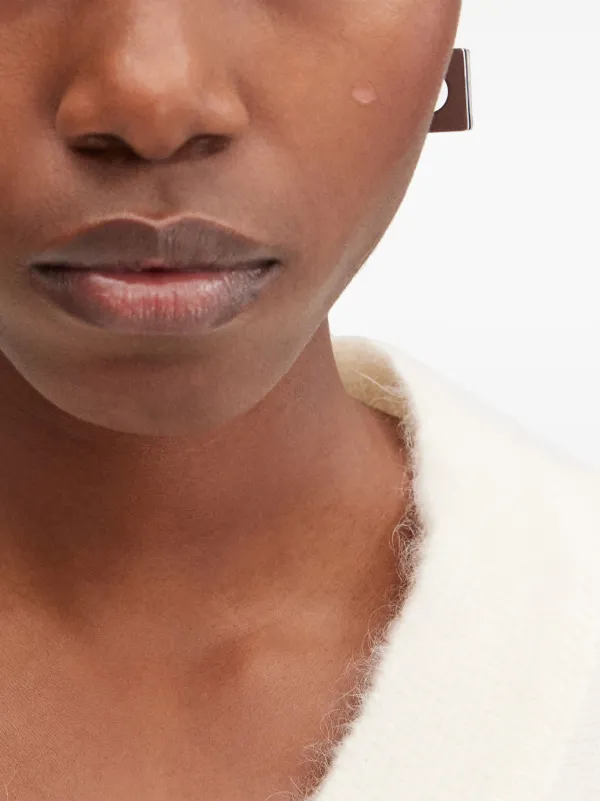 Jacquemus The Rond Carré Earrings | Silver | FARFETCH GE