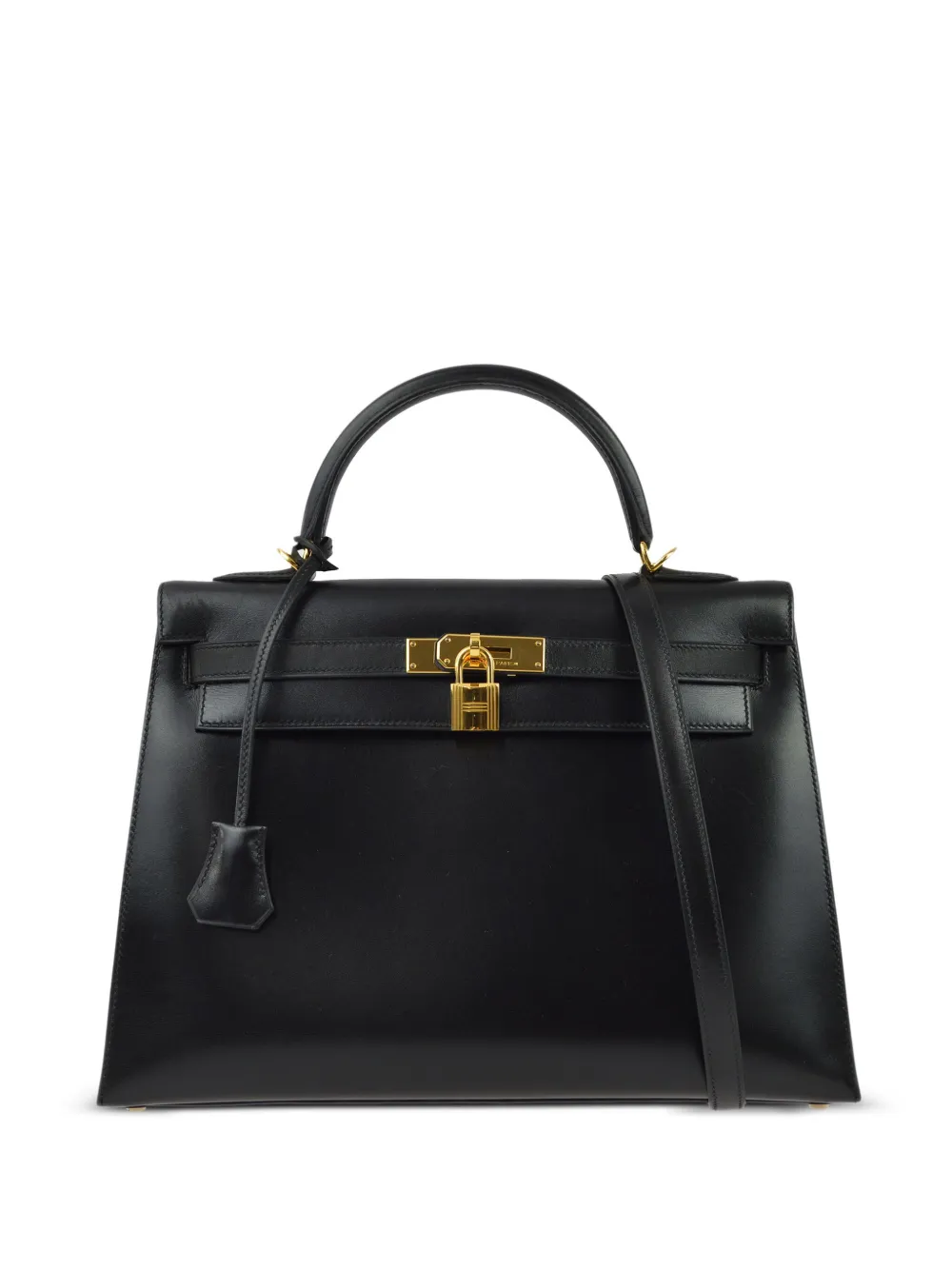 Hermès Pre-Owned 2008 Kelly 32 Sellier two-way bag – Black