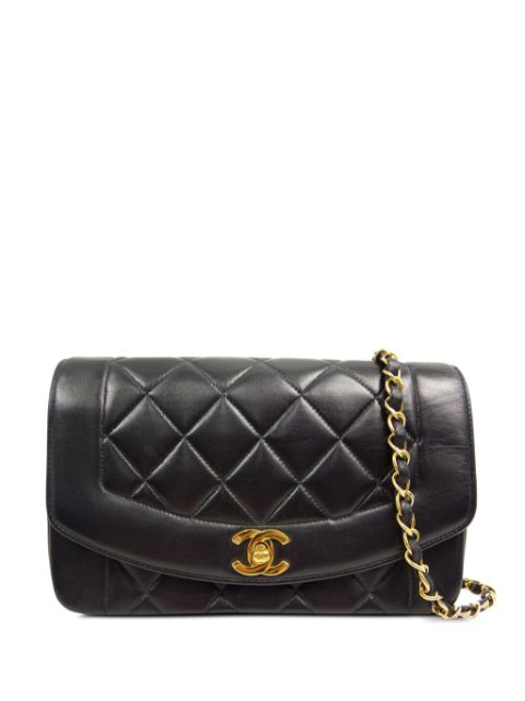 HOT SALE CHANEL 1997 small Diana shoulder bag Women