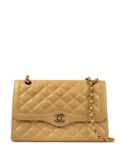 HOT SALE CHANEL 1992 medium Double Flap shoulder bag Women