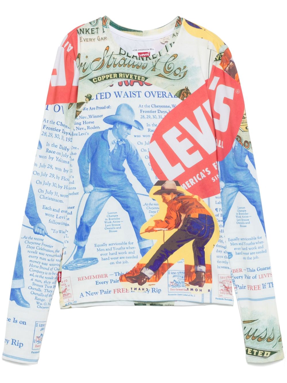 Andersson Bell x Levi's second skin top - Blue