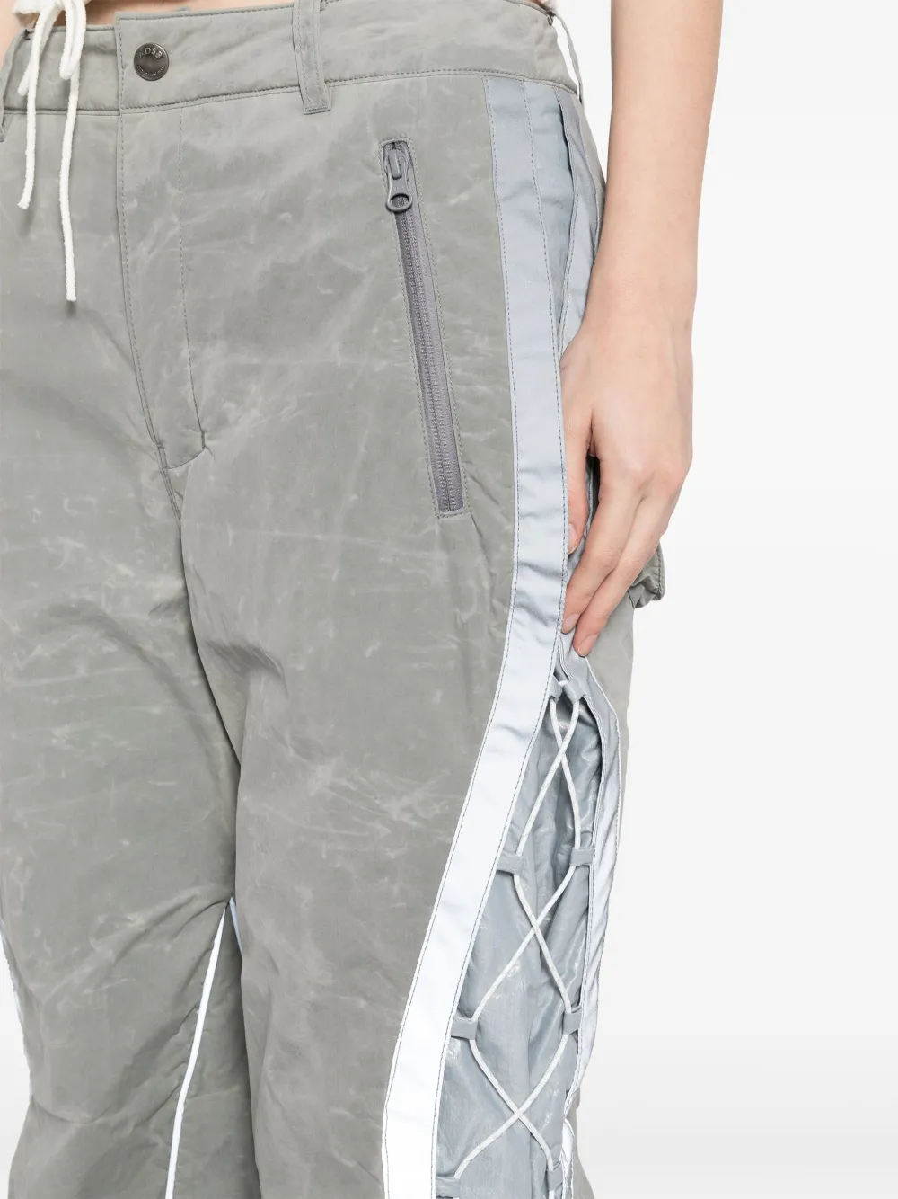 Andersson Bell Crack wijde broek met veters Grijs