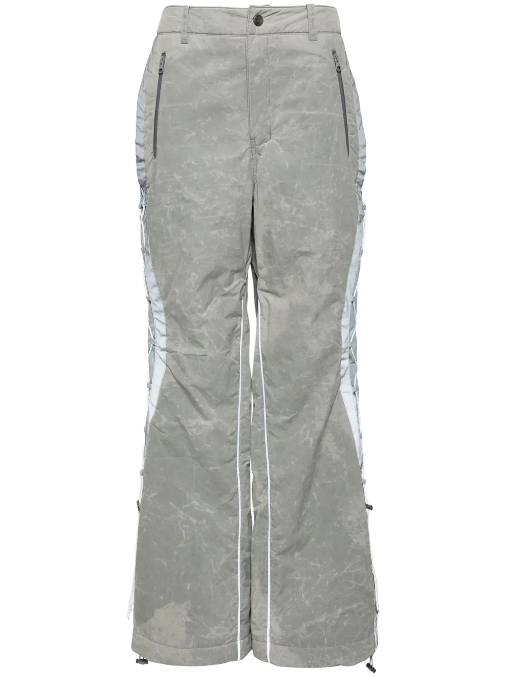 Andersson Bell Crack wijde broek met veters Grijs