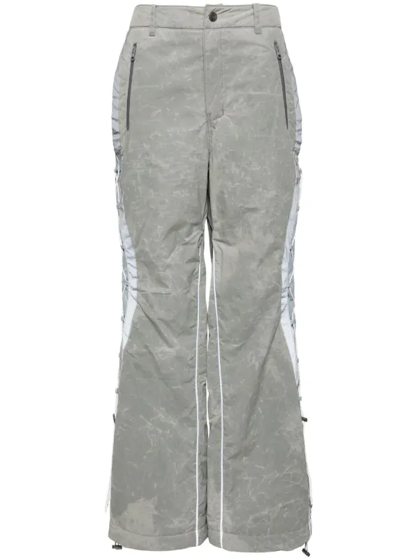 【ANDERSSON BELL】CRACK PADDED LACE-UP WIDE PANTS (GREY) 24011583_54644256_600.jpg