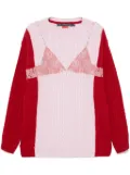 Andersson Bell lace lingerie jumper - Pink