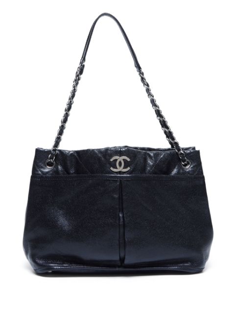 CHANEL 2014-2015 CC leather shoulder bag Women