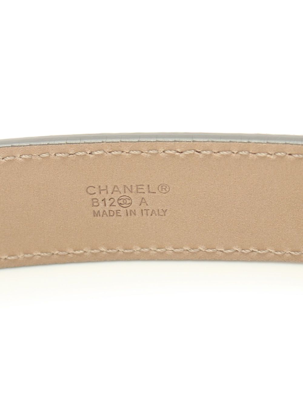 CHANEL 1986-1988 CC suede belt Women