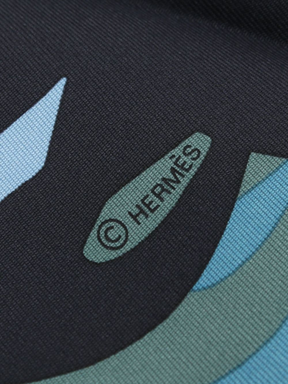 Hermès Pre-Owned 2010s Brides de Gala zijden sjaal - Blauw