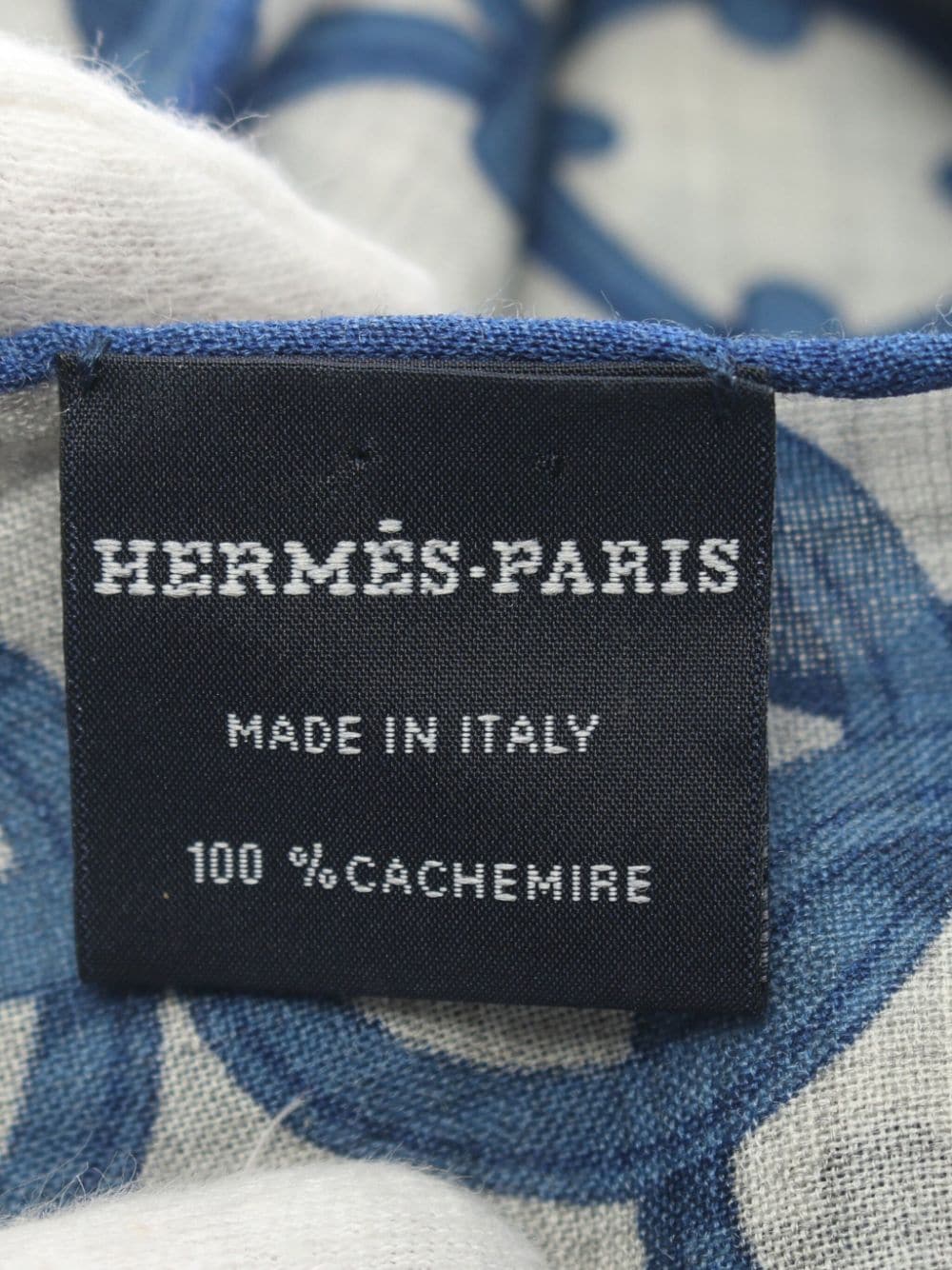 Hermès Pre-Owned 2000 kasjmier sjaal - Blauw