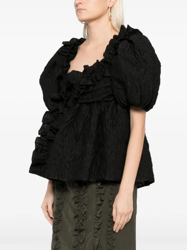 Cecilie Bahnsen Uphi Top | Grey | FARFETCH