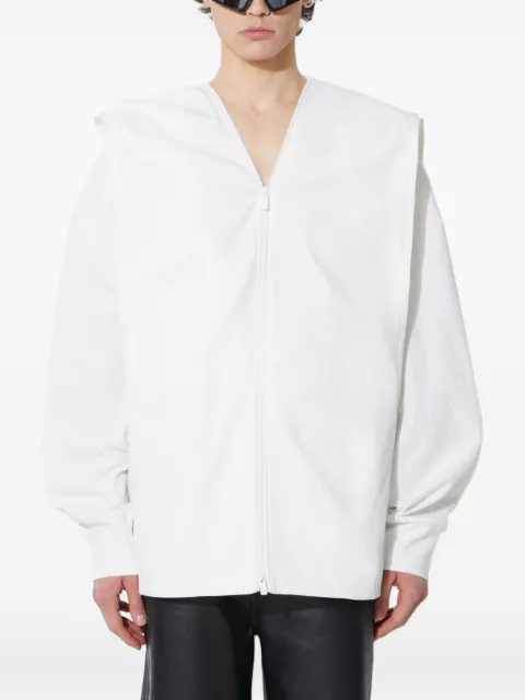 A.A. Spectrum zip-front wide-collar jacket
