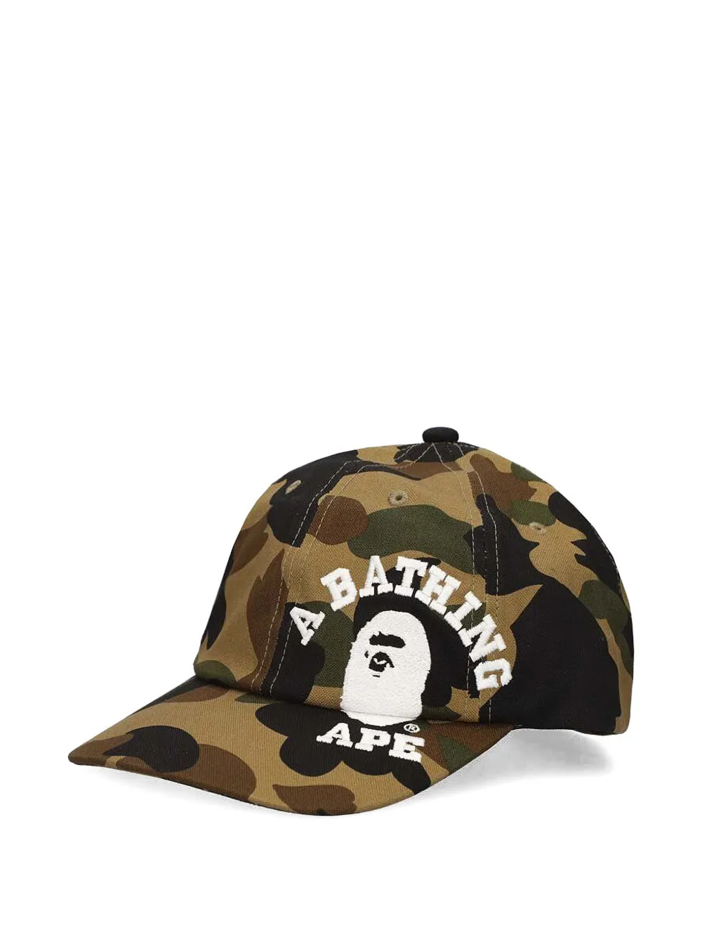 A BATHING APE Pet met camouflageprint Groen