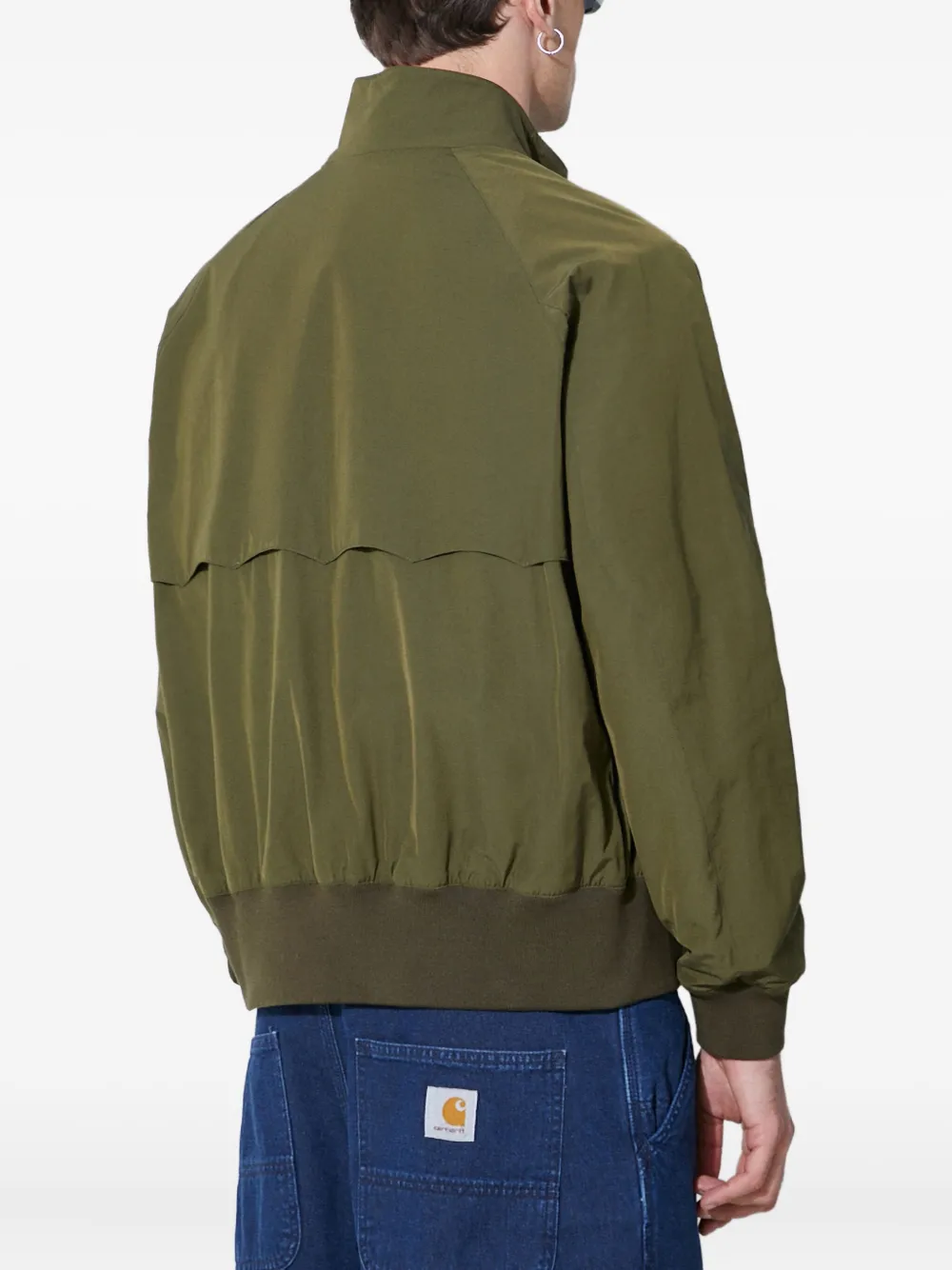 Baracuta G9 Clicker jack met rits Groen