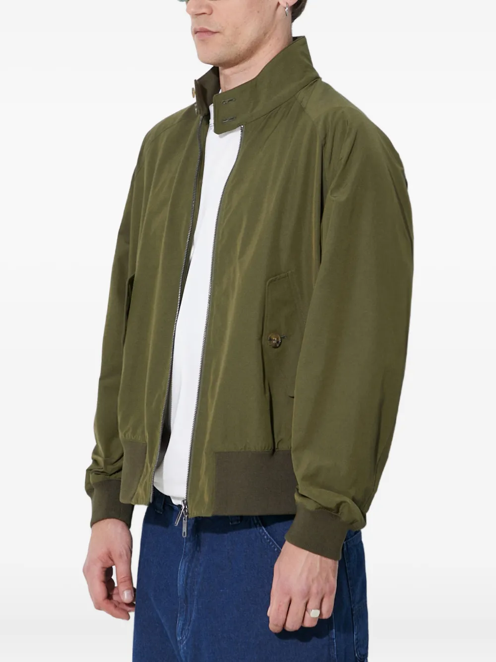 Baracuta G9 Clicker jack met rits Groen