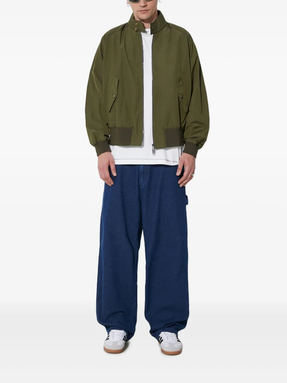 Baracuta G9 Clicker jack met rits Groen
