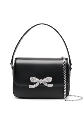 self portrait バッグ SELF-PORTRAIT Micro embellished leather top handle bag | Harvey