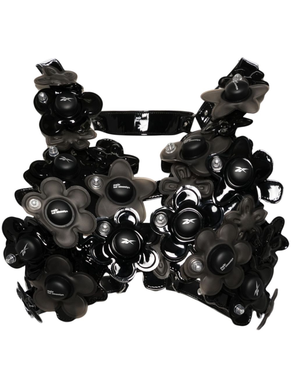 Noir Kei Ninomiya floral harness - Black