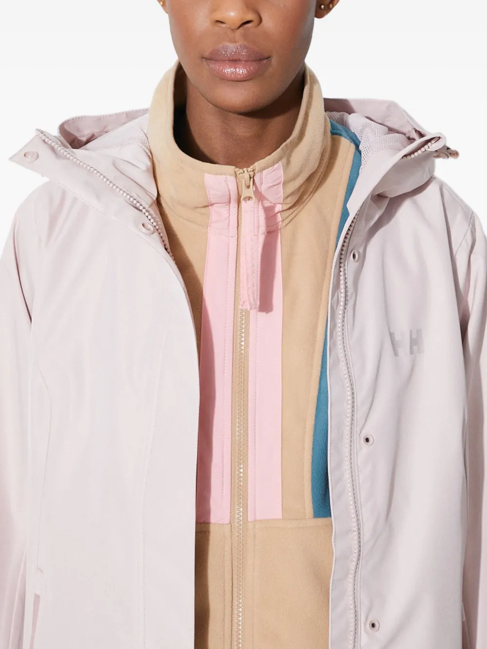 Helly Hansen Voyage jack met capuchon Roze