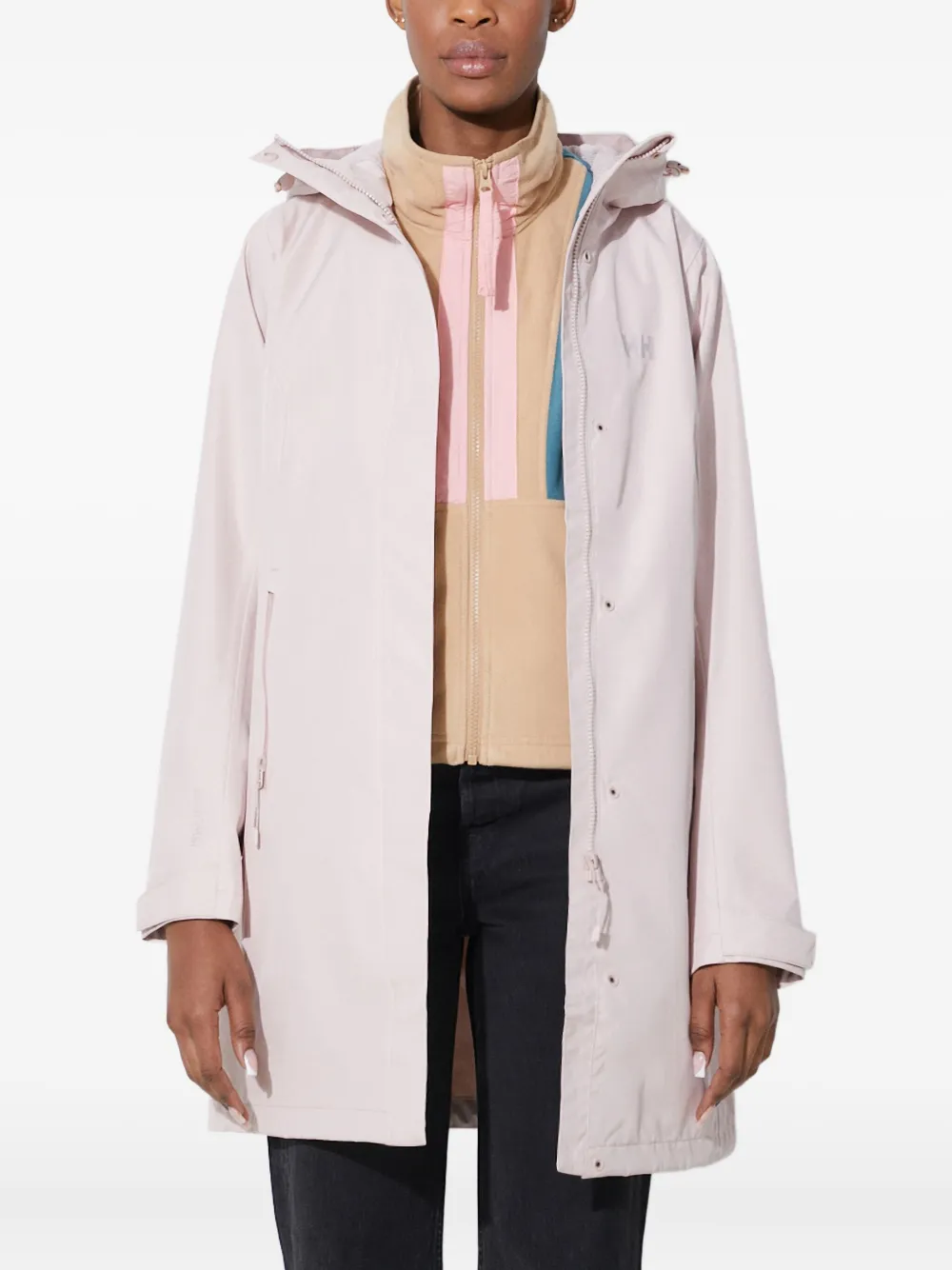 Helly Hansen Voyage hooded jacket | Pink | Image 1