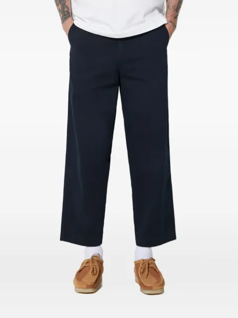 Fred Perry embroidered cotton trousers