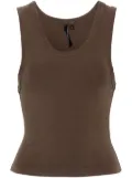 ENTIRE STUDIOS cropped top - Brown